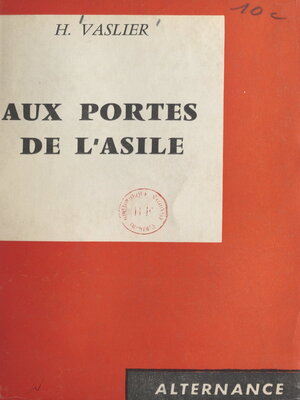 cover image of Aux portes de l'asile